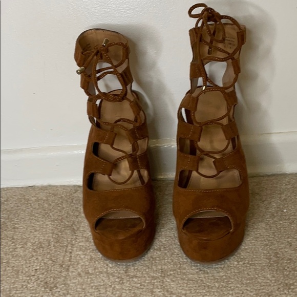 ALDO Brown wedge heels - Picture 3 of 7